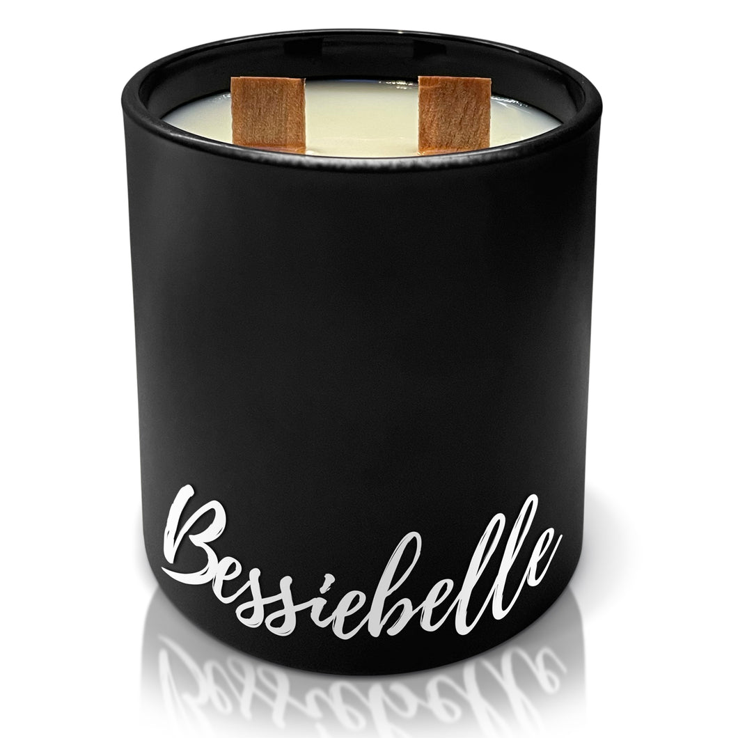 Peppermint Eucalyptus Wood Wick Soy Candle